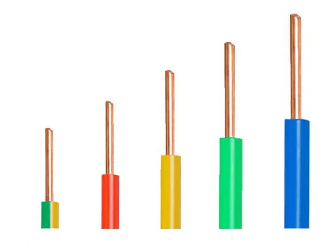 12 cable eléctrico BV 6mm2