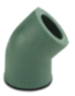 15 codo soldable PPR de 45° para tubería de 50mm
