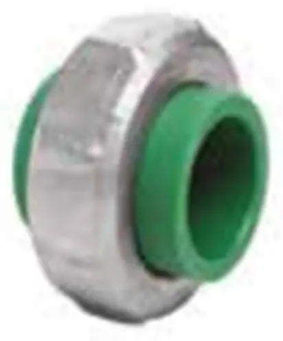 15 PPR Weldable Double Union 25mm X 3/4"