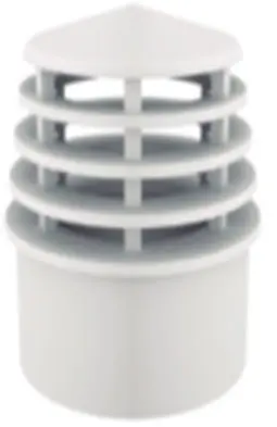 15 PVC Ventilation terminal 110mm