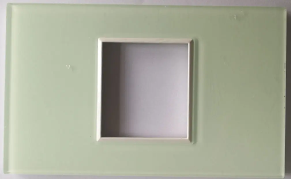 22 Panel de pared uno panel acrílico 118T con círculo interior blanco