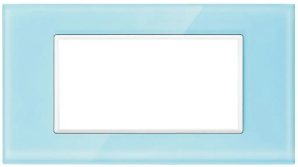 22 Panel de pared dos panel acrílico 119T con círculo interior blanco