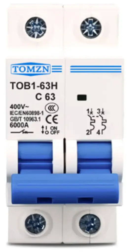06 2P AC MCB Tob1-63H 32A
