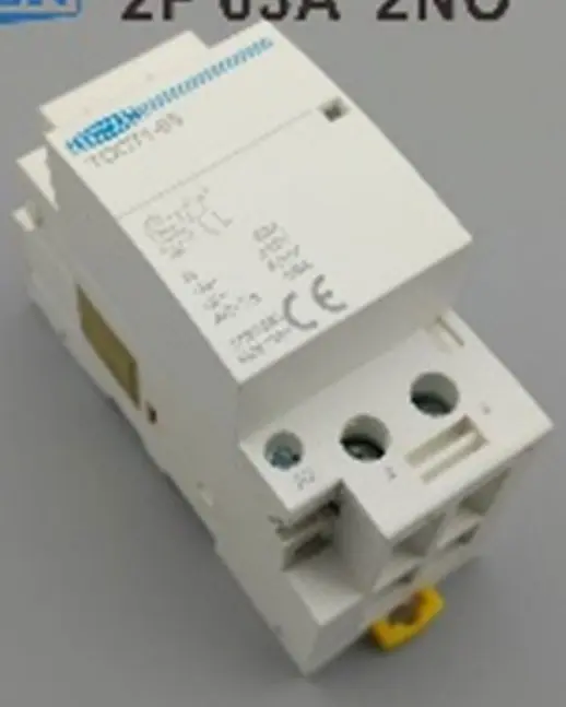 06 Contactores modulares de CA para hogar TOCT1-63 2No