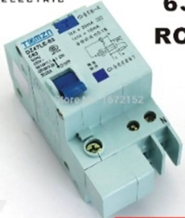 06 Interruptor automático de corriente residual 1P+N DZ47LE 32A