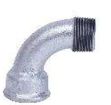 35 Pipe fittings Short bend 90°, male and female 2-1/2"
