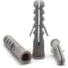 45 Plastic Anchors für Betonwall Dübel 6x30mm  